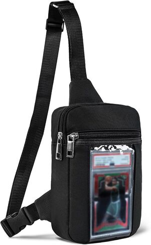 PainZieteg Graded Card Bag for PSA Slabs, Card Show Crossbody Display Case in Kuwait