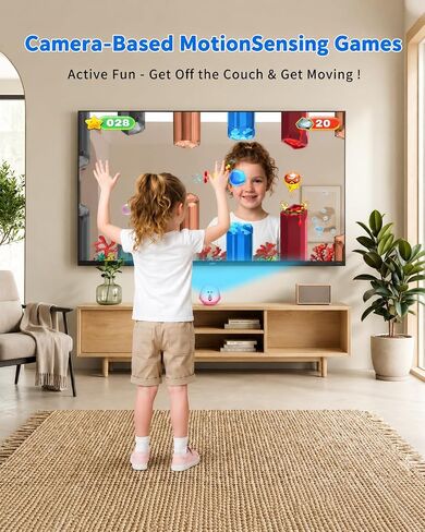 AR Motion Video Game Console for Kids, Built-in 100+ TV Games Plug and Play in Kuwait