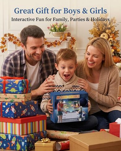 AR Motion Video Game Console for Kids, Built-in 100+ TV Games Plug and Play in Kuwait