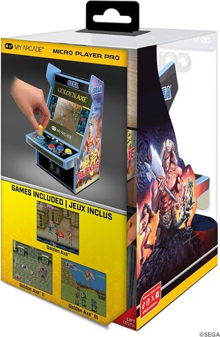 My Arcade Golden Axe Micro Player: 3 Retro Games in 1, Sega Classics in Kuwait