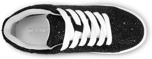 PARTY Women's Fashion Star Sneaker Lace Up Low Top Comfortable Cushioned Walking Shoes in Kuwait