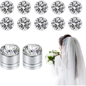 PEUTIER 24pcs Veil Weights Magnetic Diamonds, Rhinestones Hijab Magnets in Kuwait