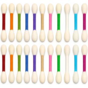 Glaciart One Swabs Cat Toys with Catnip - 6 Pk | Durable for Chew, Cute Cat Toys Interactive Kitty for Boredom, Exercise, & Play | Filled w/Organic Catnip for Anxiety & as Digestive Aid | Gift Idea in Kuwait