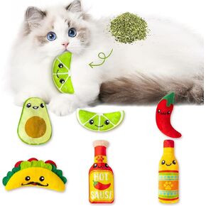 L1rabe Halloween Donut Catnip Stuffed Toys for Cats, Gift for Kitten Lovers in Kuwait