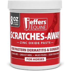 Jeffers Equine Scratches Away 30% Zinc Oxide Paste for Horses | 8 oz in Kuwait