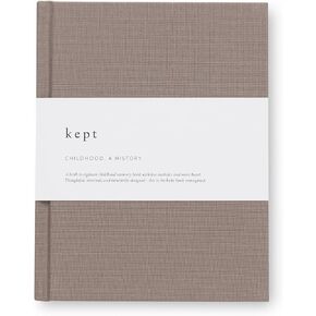 Kept Collection Childhood, A History Baby Memory Book, Birth to Age 18, Heirloom Keepsake Milestone Journal (Forest) in Kuwait