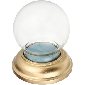 Glass Snow Globe Cover with Base, DIY Micro Landscape Xmas Dome in Kuwait