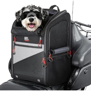 KEMIMOTO Motorcycle Dog Carrier Backpack for Small Dog & Cat Under 17 lbs in Kuwait