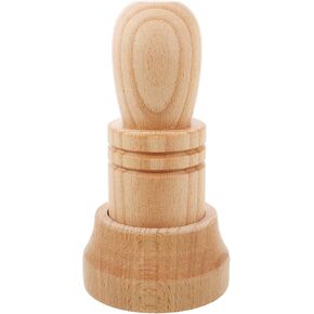 Sewroro Wooden Paper Pot Maker Set Newspaper Pot Maker Tool for Seedlings DIY Nursery for Gardening Compact Wood Tool for Starter Pots 1 Set in Kuwait