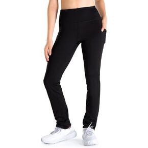 Yogipace 27 بوصة/29 بوصة/31 بوصة/33 بوصة/35 بوصة/37 بوصة سراويل نسائية حرارية مبطنة بالصوف سراويل يوجا مستقيمة الساق للشتاء in Kuwait