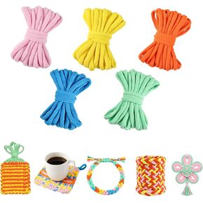 2000 Pcs Potholder Loom Loops Refill Pack 10 Rainbow Colors6-8 Inch Universal Weaving Loom Bands DIY Arts Craft Supplies Beginners and Adults Handmade Potholder Making Accessories Handcraft Gifts in Saudi Arabia