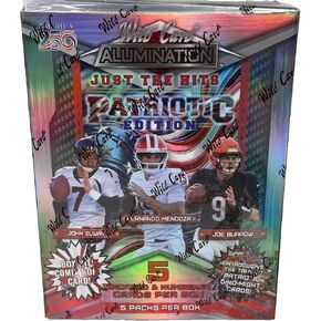 2026 WILD CARD JUST THE Hits: Patriotic Edition America 250 Trading Card Box (1 Comix 1/1 Card Per Box) in Kuwait