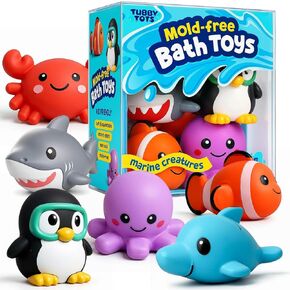 Tubby Tots Mold-Free Design Bath Toys for Kids - Baby Toys for Toddlers in Kuwait