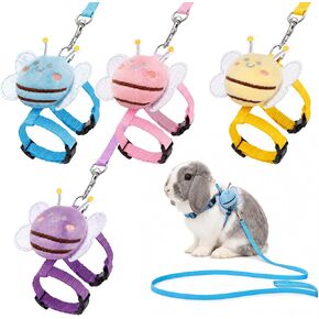 4 Sets Adjustable Bunny Harness Leash, Pet Cute Vest Harness Leash in Kuwait