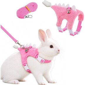 Ferret Harness and Leash Set, Pink Soft Small Animals Vest Harness in Kuwait