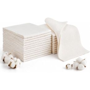 20 Pack 100% Cotton Quilt Batting 20"x20" Pre-Cut Quilt Squares for Sewing in Kuwait