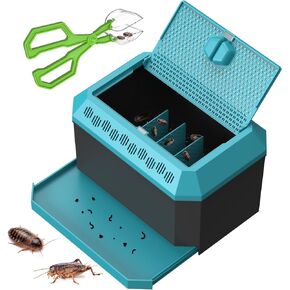 Breeding and Storage Container Kit for Dubia Roaches, Crickets, and Other Live Reptile Feeders with Secure Holding Box and Feeding Tongs - 9.25" L x 6.3" W x 5.71" H in Kuwait