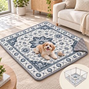 50" x 50" Dog Crate Pad Mat, Non-Slip Kennel Pad for Dogs in Kuwait