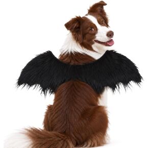 Pet Halloween Wings for Dogs & Cats, Adjustable Angel Devil Costume in Kuwait