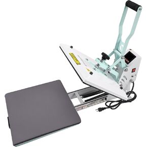 BetterSub Heat Press 15x15 inch Digital Heat Press Machine, Slide Out Industrial Quality T-Shirt Heat Transfer Machine Teal in Kuwait