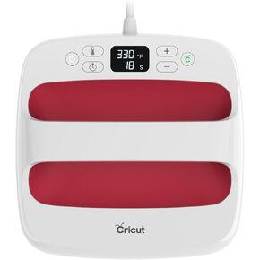 Cricut EasyPress 2-9 in x 9 in Heat Press - Heat Transfer Machine for T-Shirts, Tote Bags, Baby Clothes, Decor, & More - Easy to Use - Raspberry in Kuwait