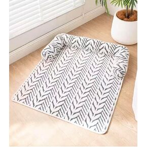Flannel Exclusive pet mats Winter 35.43 x31.5 Inch Dark Grey in Kuwait