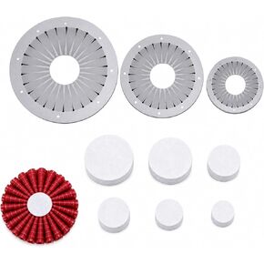 63-Piece Rosette Maker Set, Includes 3 Tools & 60 Fabrics in Kuwait