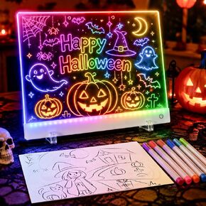 Rechargeable Doodle Glow Board for Adults, Led Drawing Board Message Board in Kuwait