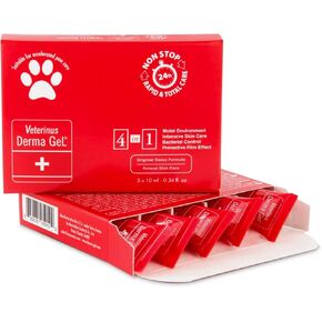 Veterinus Derma GeL® PAW Care Pack with 5 x MINI Tubes 10mL - 0.34 fl.oz. - CAT Safe Non Toxic Contains: Freeze Dried Lavender extr. (no Essential Oil) in Kuwait