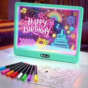 TiMOVO 16" LED Drawing Board Birthday Gifts for Kids/Girls/Teens, White in Kuwait