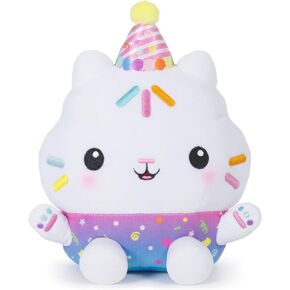 Gabby's Dollhouse Celebrations, Sprinkle Party Cakey Cat Plush, 10-Inch Interactive Stuffed Animal with Sounds, Kids Toys for Girls & Boys Ages 3+ in Kuwait