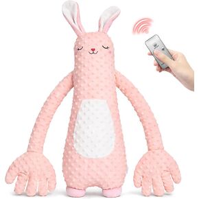 Interactive Plush Toy, Cute Animal Plush Stuffed Doll for Girls Boys, Portable Fun Play Toy for Home, Travel and Gift (Pink Rabbit) in Kuwait