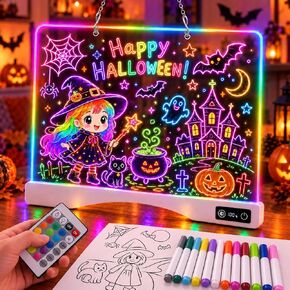 16" Rechargeable LED Drawing Board for Kids, 21 Effects, Remote Control in Kuwait