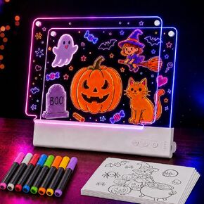 16" Detachable Dual LED Drawing Board for Kids, 3600mAh Rechargeable Doodle in Kuwait