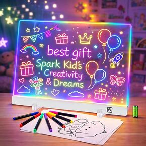 16" LED Drawing Board for Kids Rechargeable,Light Up Drawing Tablet in Kuwait