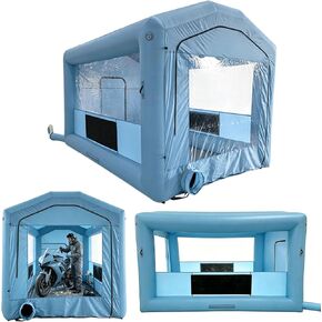 13x10x9FT Inflatable Paint Booth with 750W Blower & Filter System in Kuwait