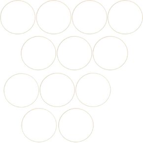 12 Pack Round Craft Rings for Macrame Floral Decor in Kuwait