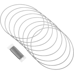 Silver Round Metal Craft Hoops for DIY Macrame Wreath Projects in Kuwait