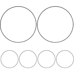 6pcs Metal Floral Hoop Wreath Ring for Crafting Xmas Black Iron in Kuwait