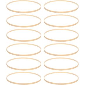 Zerodeko 12pcs Round Craft Hoops: Floral Hoops for Crafts - 9.8" Wreath Rings Frame - Macrame Rings for Wedding Wreath Decor & Wall Hanging in Kuwait