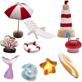 Pirate Diorama Set, 10-Piece Miniature Display Figurines for Adult Collectors, Aquarium and Terrarium Décor in Kuwait
