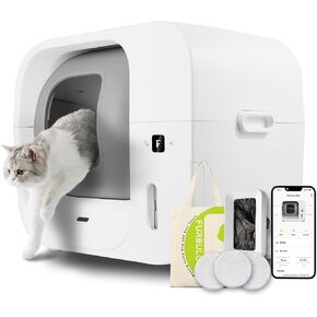 Furbulous True Odor-Control Self Cleaning Cat Litter Box Automatic Refill in Kuwait
