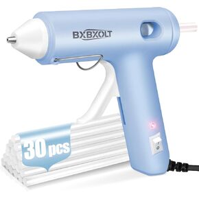 Hot Glue Gun Kit with 30 Glue Sticks, 30W Dripless Glue Gun (Light Blue) in Kuwait