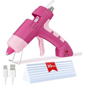 20W Rechargeable Cordless Hot Glue Gun and 0.27" Sticks Set for Craft in Kuwait