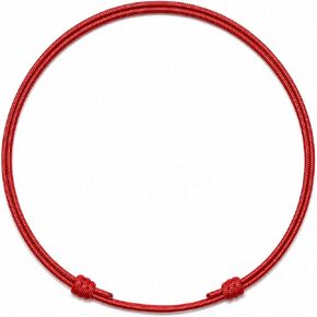 Red String Anklet for Women Men Teen - Ankle Bracelet Surfer Beach Anklets Cord Waterproof Adjustable Jewelry Unisex Summer Accessories in Saudi Arabia