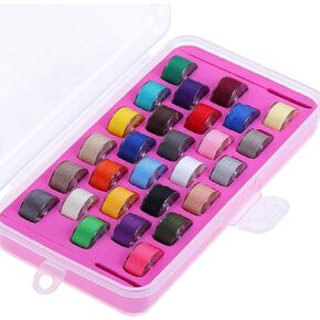 New brothread 28pcs Size A SA156 Prewound Bobbin Thread - Assorted Colors in Kuwait