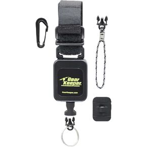 سلسلة تروس تثبيت فاخرة من Hammerhead Industries Gear Keeper RT4-5272 - مشبك تثبيت مسنن، مشبك وحلقة خطافية واكسسوارات حبل قصير - تتميز بمشبك غلق عالي التحمل Q/C - صُنعت في الولايات المتحدة الأمريكية in Kuwait