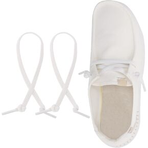 YOLOPARK 2 Pairs Replacement Shoe Laces Flat Elastic for Loafers, Casual and Hey Dude Shoes, Suit for Women Men and Kids in Saudi Arabia