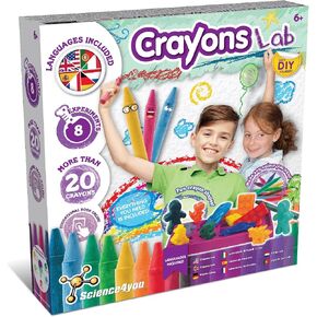 Science4you Crayons Lab – Make Your own Crayons for Kids Age 6+, Fun Shapes: Dinosaur, Unicorn, Car, Paint Sticks, Creative & Colouring Arts & Crafts Kit, Toy Gift for Boys & Girls Age 6 7 8 9+ in Saudi Arabia