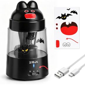 ZMOL Colored Pencil Sharpener for Kids Gift, Rechargeable Electric Pencil Sharpener, Auto Stop, Pencil Sharpeners for Battery Powered Cute Purple in Kuwait